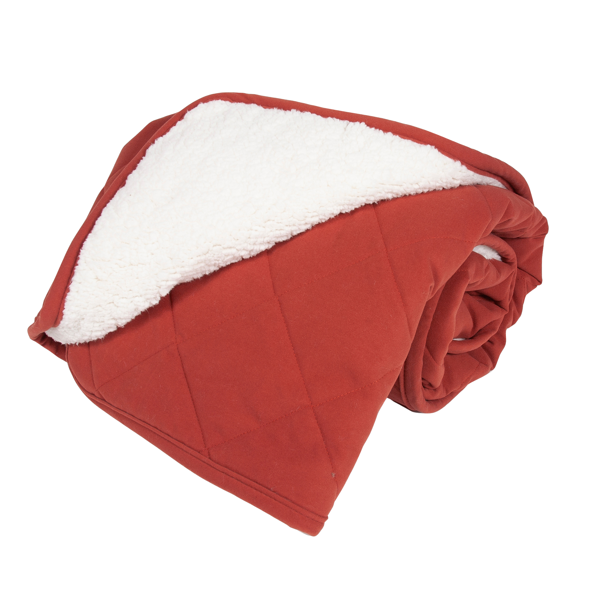 Quilted Blanket | Diamond Red