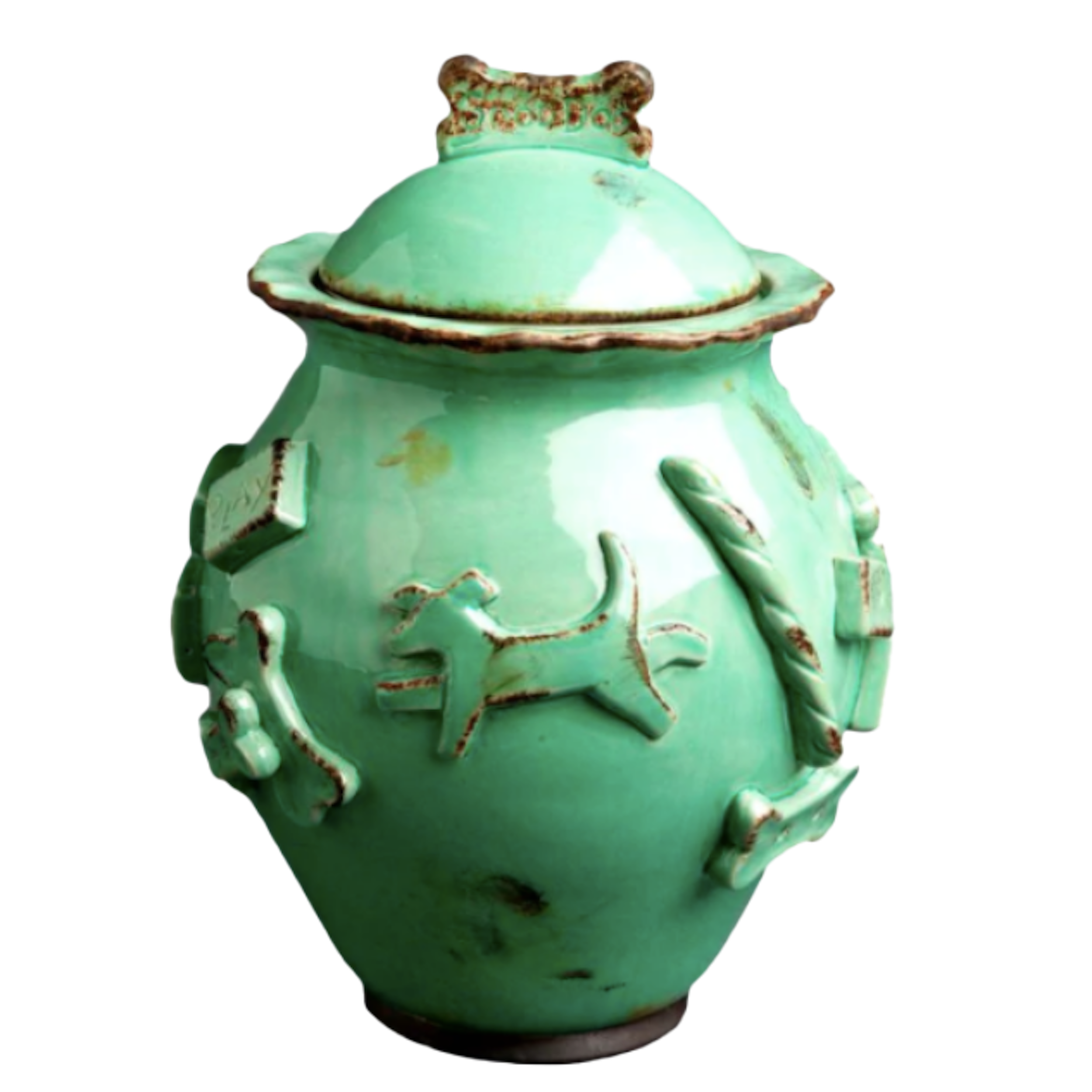 Carmel Treat Jar | Aqua