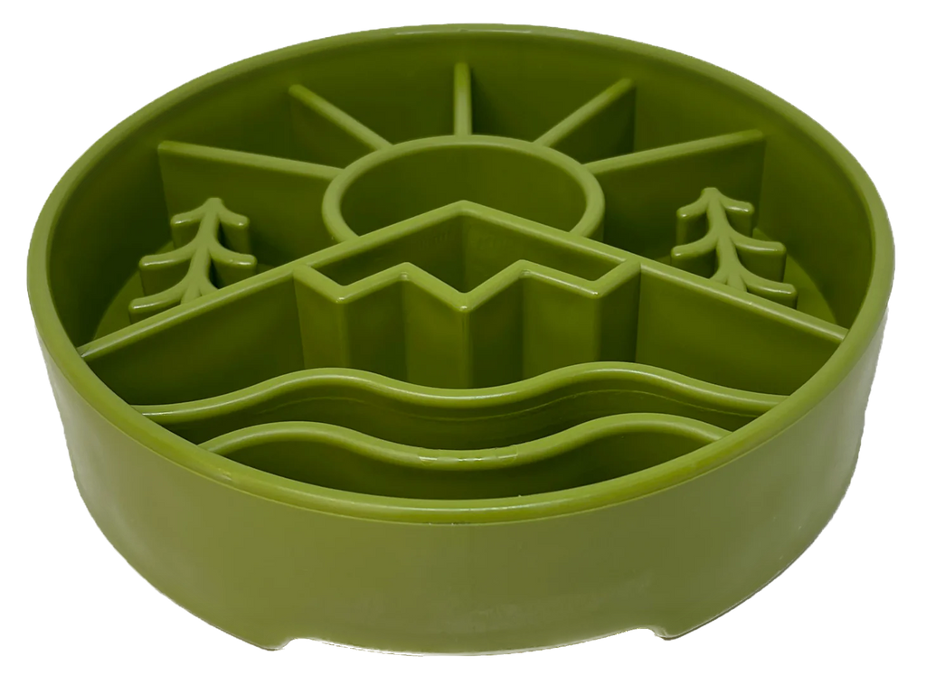 Slow Feeder Bowl | Great Outdoors Green