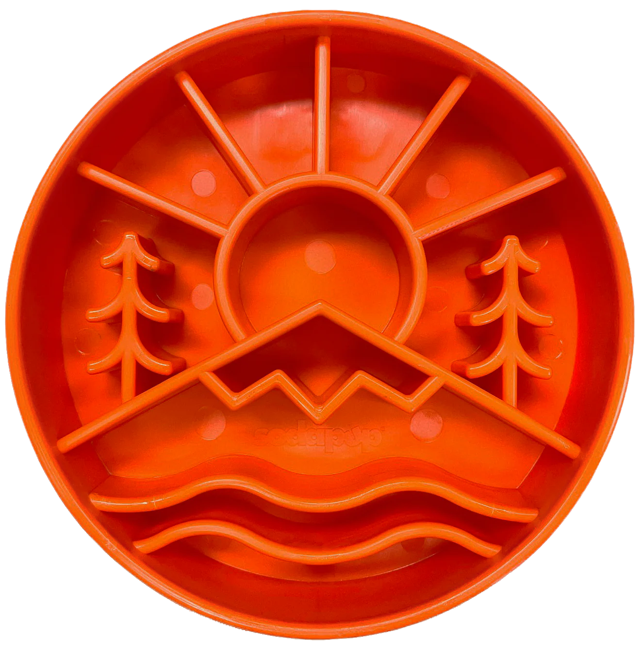 Slow Feeder Bowl | Great Outdoors Orange