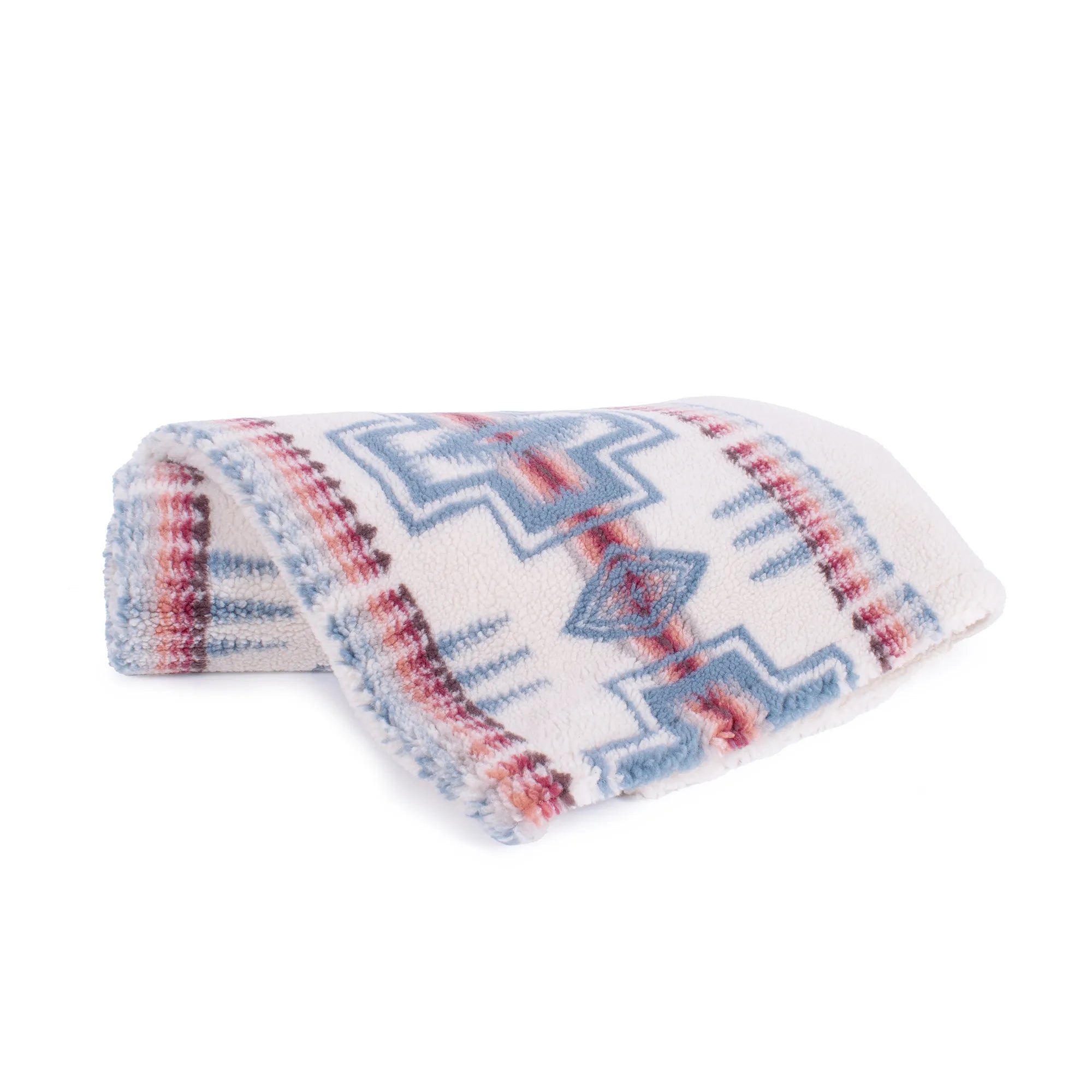 Pendleton Plush Throw Blanket | Harding Rosewood Berber