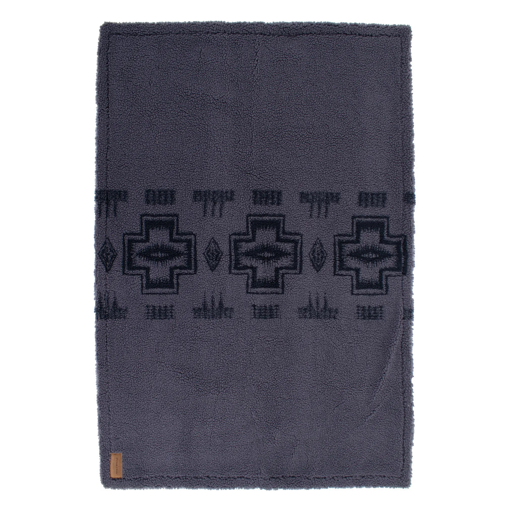 Pendleton Plush Throw Blanket | Harding Tonal Gray