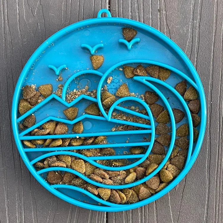 Slow Feeder Bowl | Baja Blue